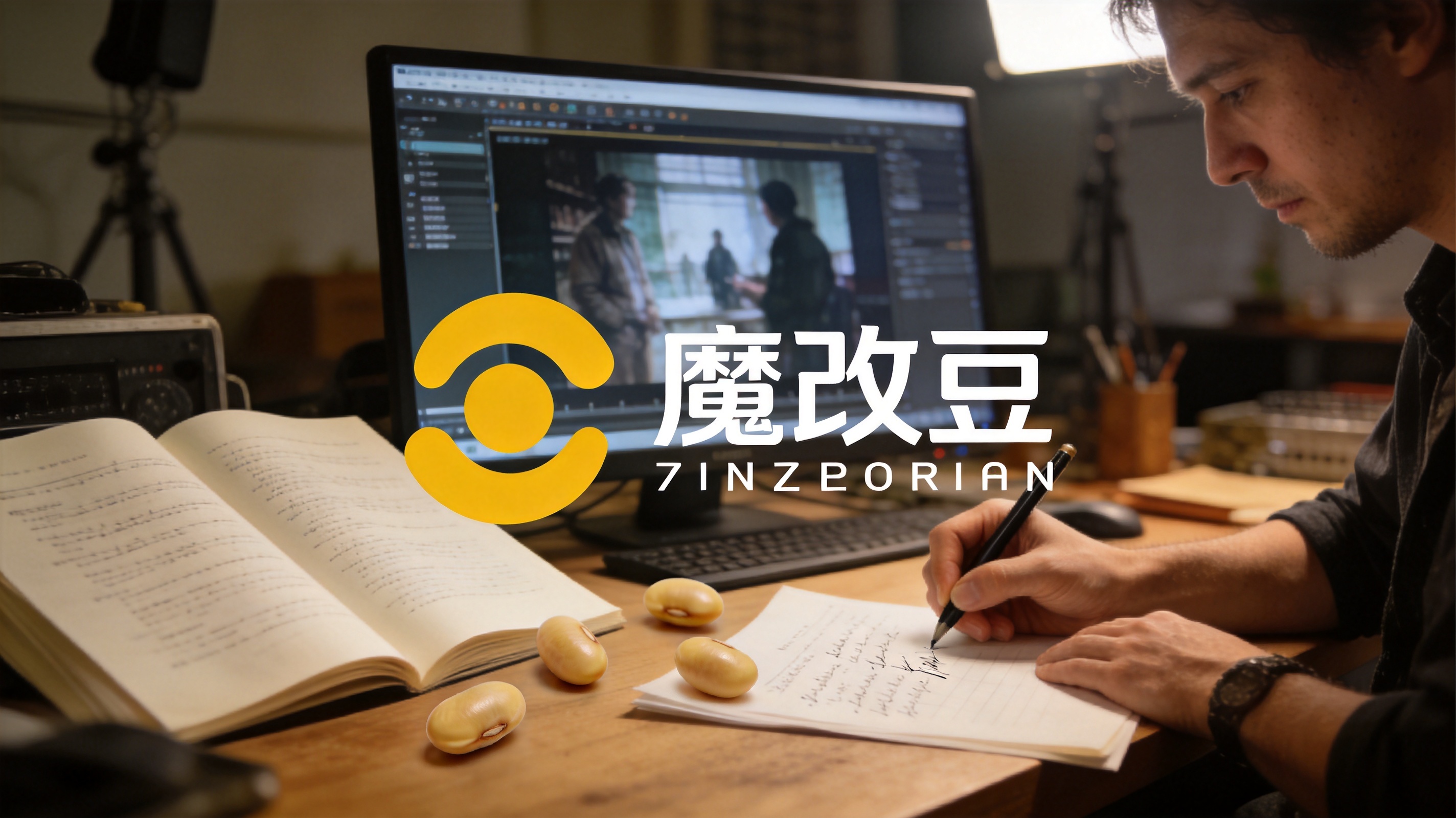黄豆魔改短剧品牌标识
