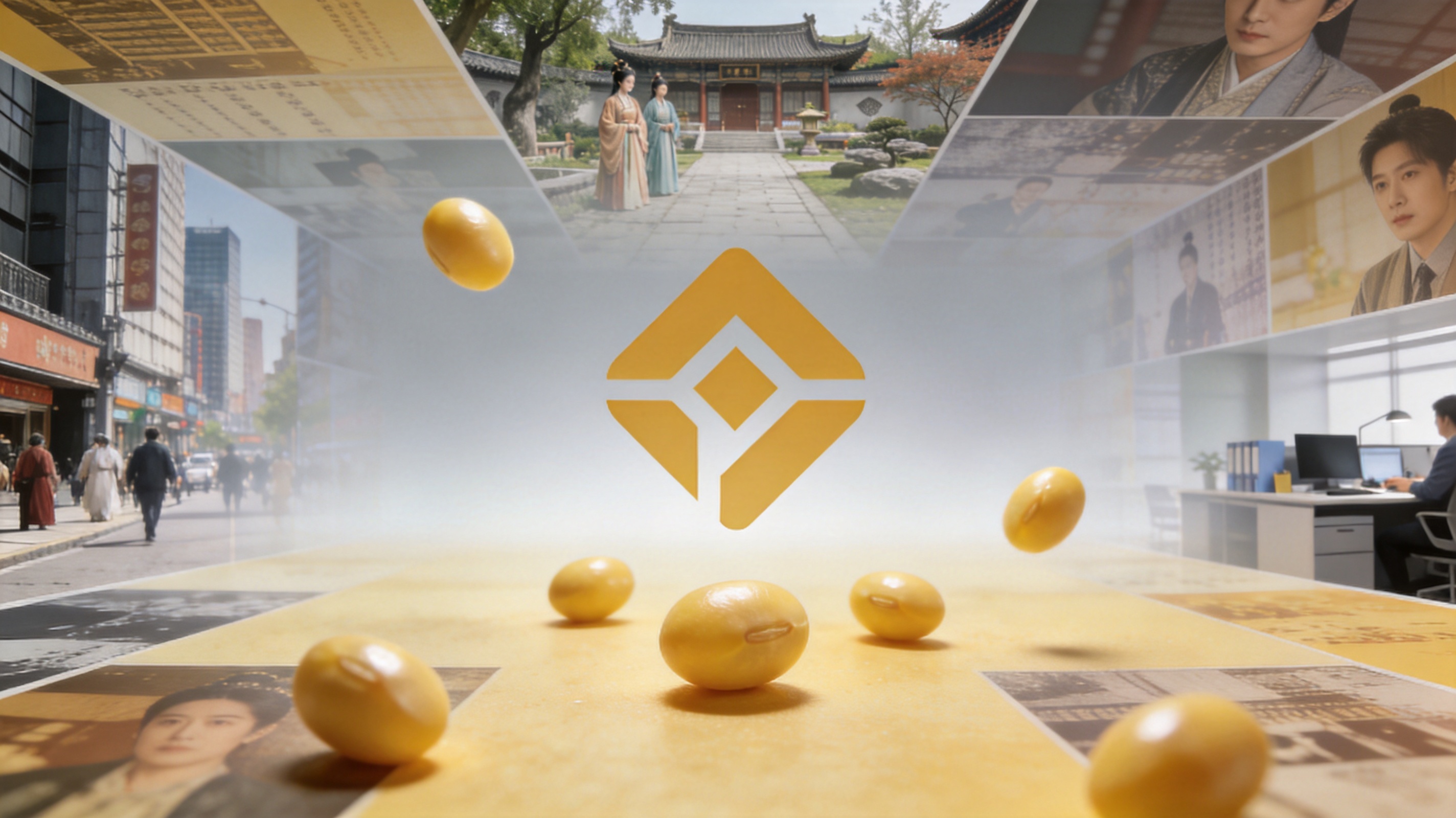 黄豆魔改短剧品牌标识